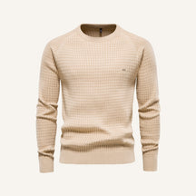Sueter Masculino Pesson Nollan Texturizado Bege