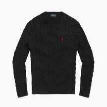 Cable-Knit Cotton Jumper